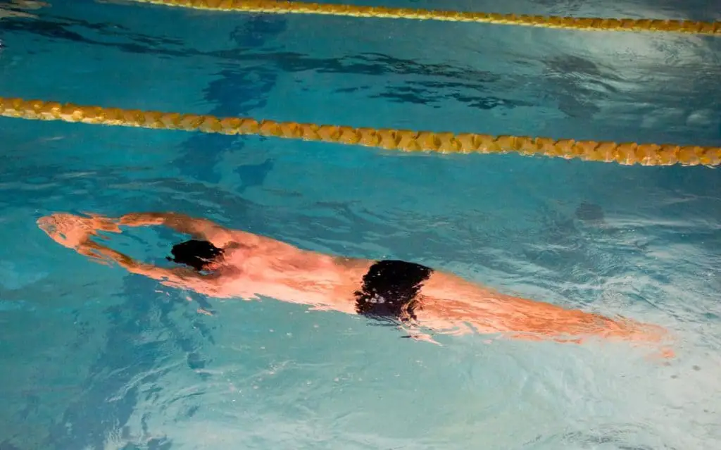 Do a HIIT workout by swimming